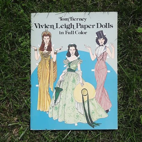 Accents Vintage Vivien Leigh As Scarlett Ohara Paper Doll Dress Book