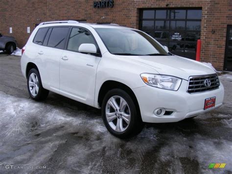 2009 Blizzard White Pearl Toyota Highlander Limited 4WD 45228990 Photo