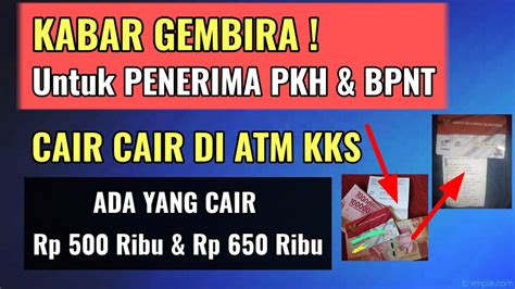 Kabar Gembira Pemilik Atm Kks Merah Putih Pkh Bpnt Cair Ada Yang