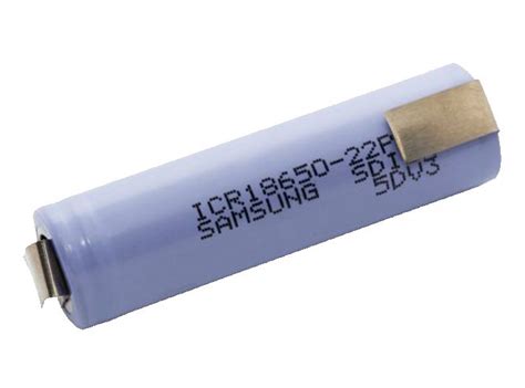ICR18650-22P-T2 - BAT LI-ION CELL 3V6 2,200mAHr W/ TAGS