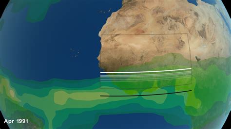 Nasa Svs Dust Reduction Intertropical Convergence Zone Itcz Movement