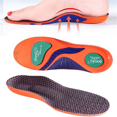 Bkbp Plantar Fasciitis Pain Relief Insoles High Arch Support Orthotic