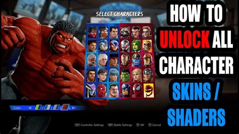 Marvel Vs Capcom Infinite How To UNLOCK All Character Variations