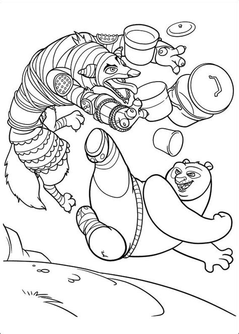 Kung Fu Panda 2 Coloring Pages