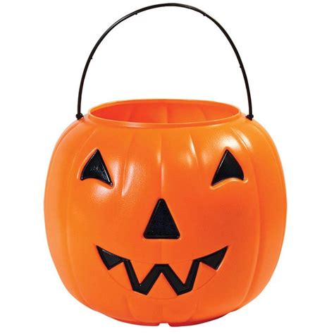 General Foam Plastics Corp Orange Jack O Lantern Pail