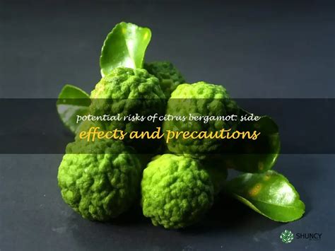 Potential Risks Of Citrus Bergamot Side Effects And Precautions Shuncy