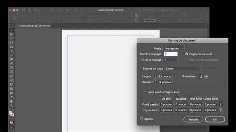 Cr Ation D Un Document Dans Indesign Tutoriels Adobe Indesign