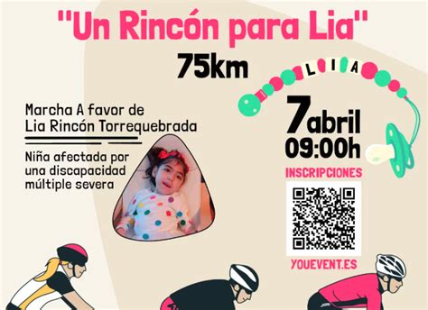 Únete a la I Marcha Cicloturista Un Rincón para Lía en Guadalajara