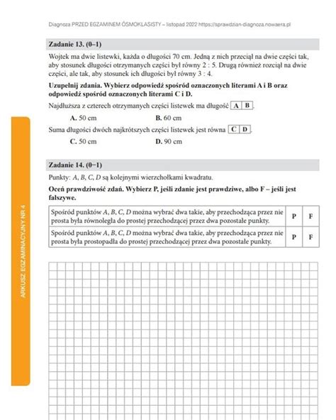 Egzamin Smoklasisty Przyk Adowy Arkusz Z Matematyki Rmf