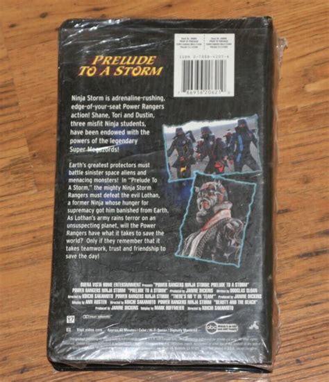 Power Rangers Ninja Storm Vol 1 Prelude To A Storm VHS 2003 For