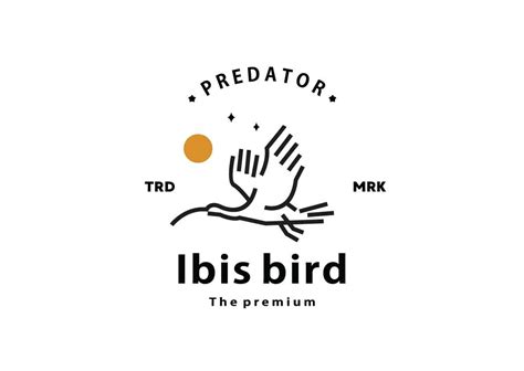 Ibis Bird Logo Graphic by ARTONIUMW · Creative Fabrica