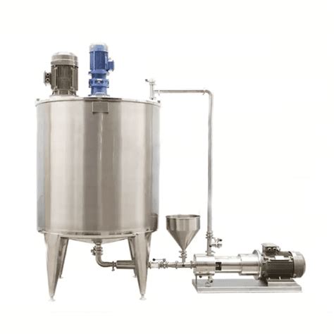 L Stainless Steel Reactor Stirring Tank High Speed Shear Dispersion