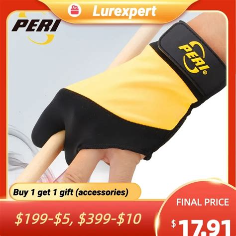 PERI Gloves Billiard Gloves Lycra Imported Fabric Non Slip Pool Glove