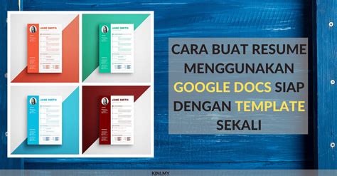 Cara Buat Resume Menggunakan Google Docs Siap Dengan Template Sekali