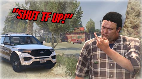 Trolling Gta Rp Cops With Loud Mic Youtube