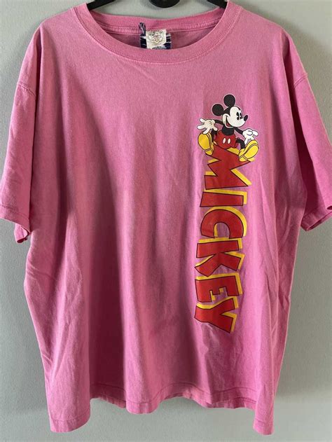 Disney × Mickey Mouse Vintage Pink Mickey Mouse Tee Gem