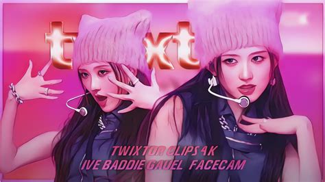 TWIXTOR CLIPS 4K IVE GAEUL FACECAM YouTube