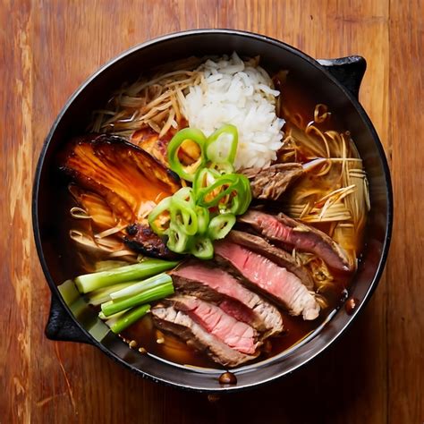 Premium Photo Sukiyaki Japanese Food Photography