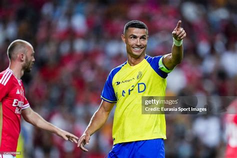 Cristiano Ronaldo Of Al Nassr Gestures During The Pre Season Friendly News Photo Getty Images