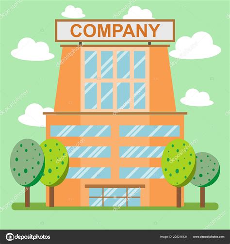 Businesses Buildings Cartoon