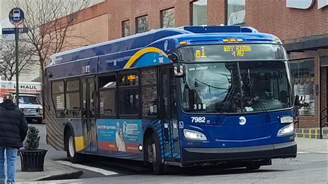 MTA NYCT Bus 2022 New Flyer XD40 Xcelsior 7982 On The B1 2019