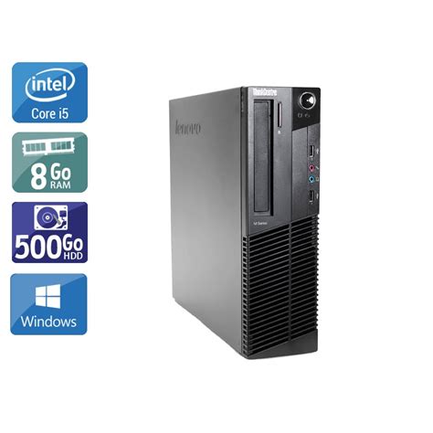 Unité centrale Lenovo ThinkCentre M90 SFF i5 8Go RAM 500Go HDD Windows