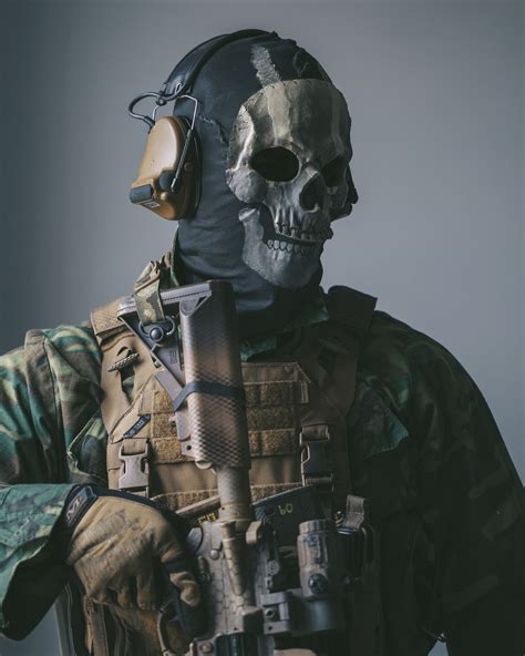 MWII Ghost Mask 2022 COD Cosplay/airsoft/tactical - Etsy Finland