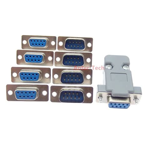 Db Female Male Pcb Mount Serial Port Connector Solder Type D Sub Rs