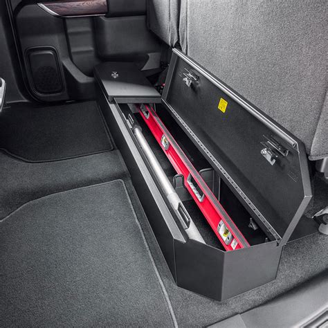 2024 Sierra 2500 Rear Under Seat Storage Lockbox Crew Or Double