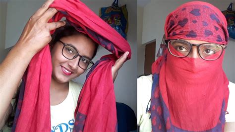 Village Girl Full Face Cover How To Wrap Face With Dupatta Face Cover