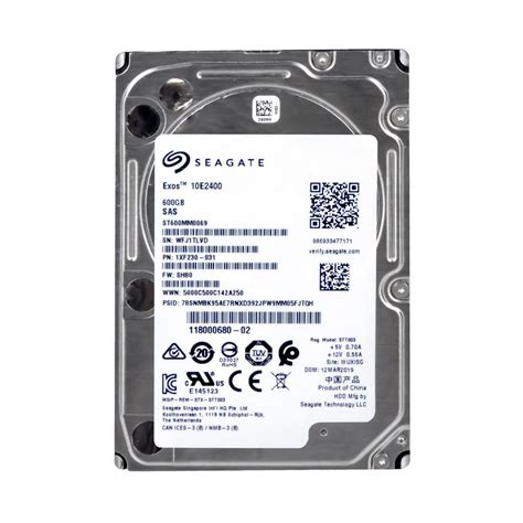 Hard Seagate EXOS 10E2400 600GB 10000U Min SAS 3 0 4oz ST600MM0069 2 5