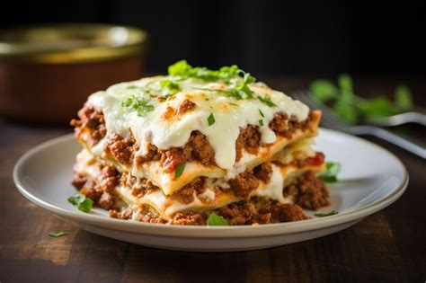 Lasagna Cl Sica Con Carne De Res Bolognese Bechamel Y Cubierta De