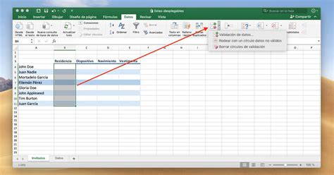 Como Hacer En Excel Una Lista Desplegable Dadas Images