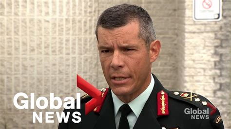 Maj Gen Dany Fortin Speaks After Being Formally Charged With Sexual