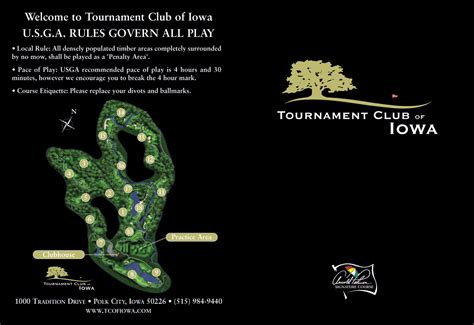 Hole By Hole Tour Tournament Club Of Iowa