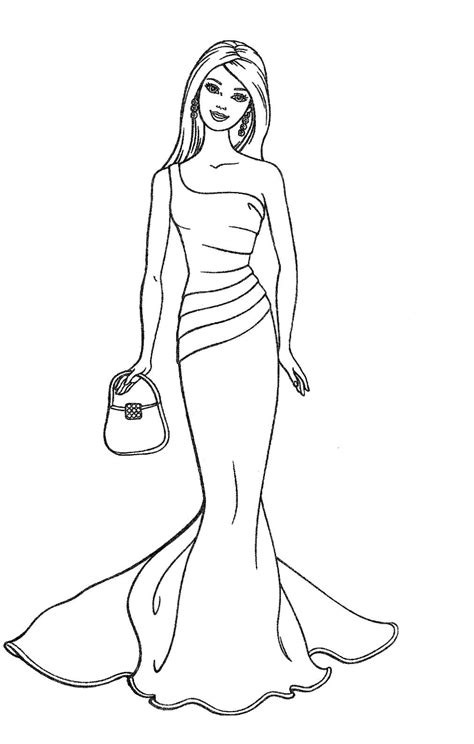 Barbie Coloring Pages Printable To Download