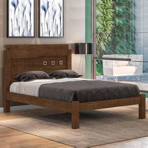 Cama De Mdf Casal Leticia Malbec Framar Leroy Merlin