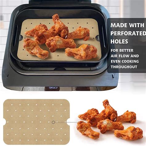 Air Fryer Parchment Paper Liners For Ninja Foodi Xl Smart Fg In