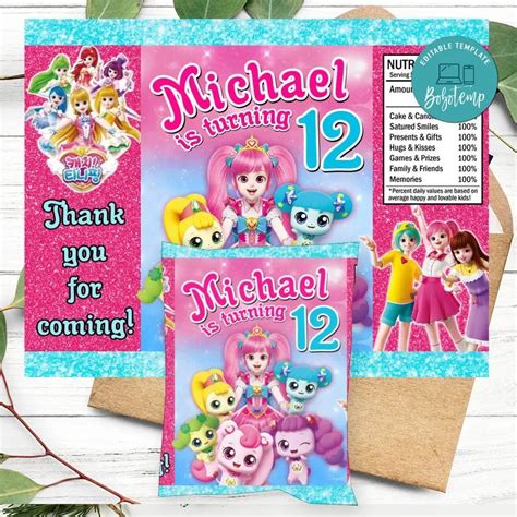 Catch Teenieping Birthday Chip Bag Digital File Printable Bobotemp