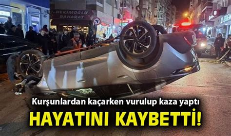 İzmir de silahla yaralandıktan sonra kaza yapan kişi hayatını kaybetti