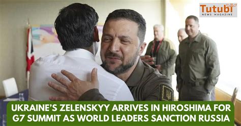 Ukraines Zelenskyy Arrives In Hiroshima For G Summit As World Leaders