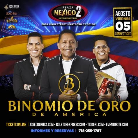 BINOMIO DE ORO EN CONCIERTO EN HARTFORD CONNECTICUT JCP Tickeri