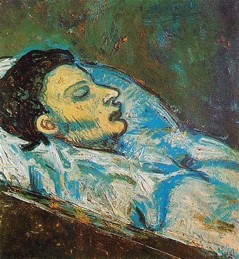 The death of Casagemas, 1901 - Pablo Picasso - WikiArt.org