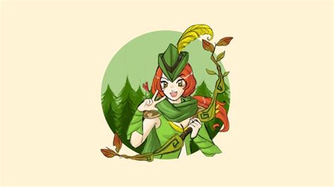 Beautiful Windranger With Bird Dota Artwork Dota Game Wallpapers