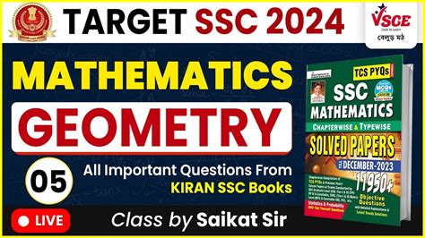 Complete Geometry Part 5 SSC CGL CHSL MTS Kiran SSC Math Book