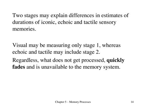 Chapter 5 Memory Processes Ppt Download