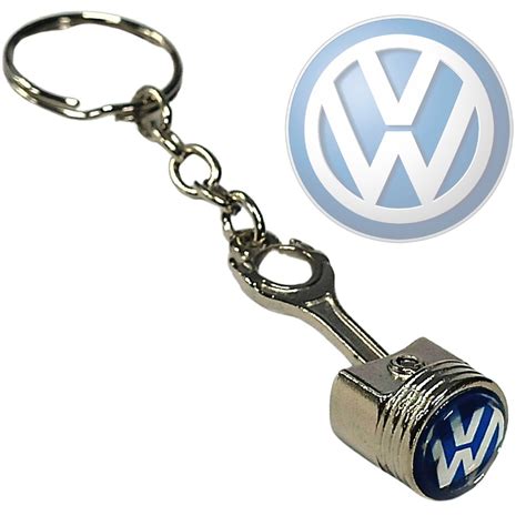 Chaveiro Volkswagen Pist O Biela Metal Cromado Carro Automotivo