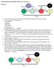 GDB101 Take Home 1 2020 Pdf GDB101 Epidemiology FQ2020 Take Home 1