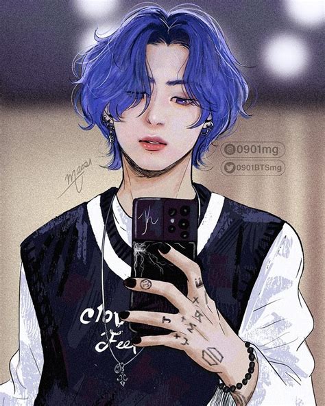 Mg⁷ On Twitter Fan Art 90 Anime Bts Fanart