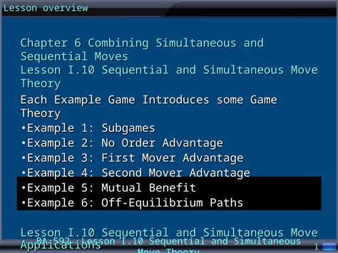 Ppt 1 1 Lesson Overview Ba 592 Lesson I10 Sequential And